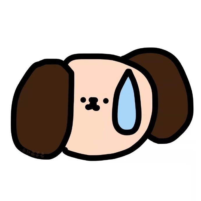 可爱卡通头像|小动物流汗表情包