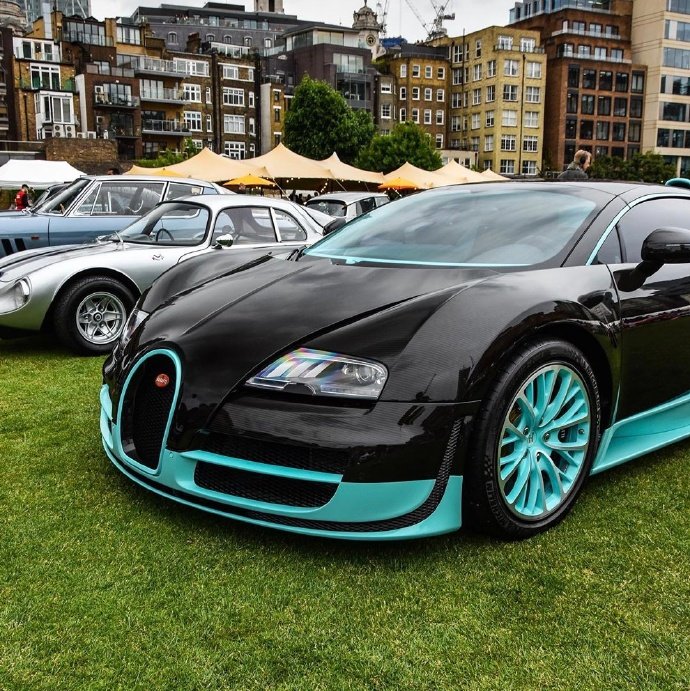 布加迪Bugatti Veyron Carbon Tiffany 骚气十足~
