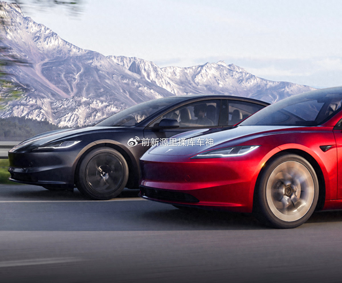 新车特斯拉model3焕新版车型开启预售预售价25992959万元