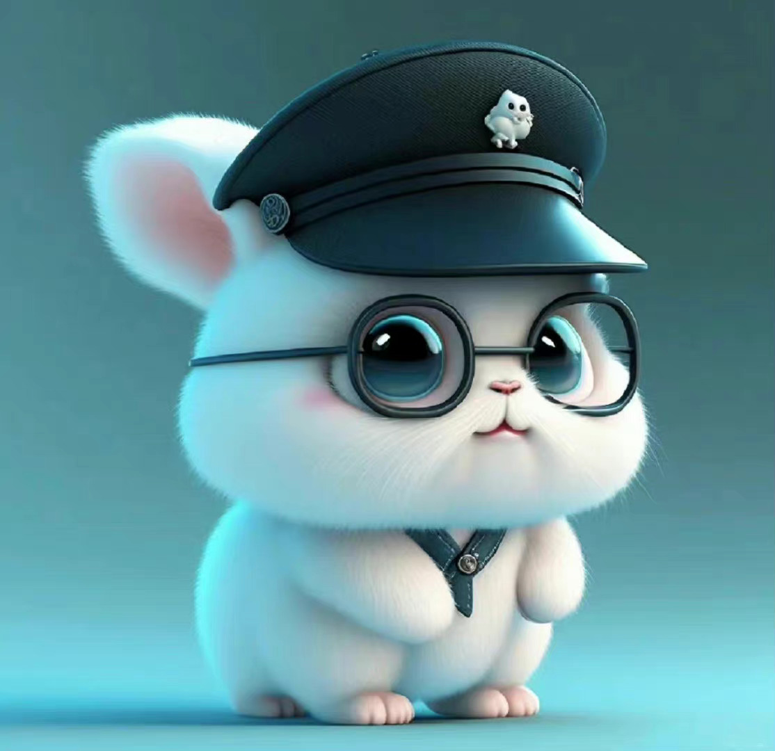 一组帅气可爱的兔兔头像转发收藏起来