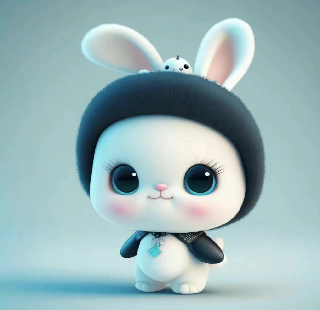 一组帅气可爱的兔兔头像转发收藏起来