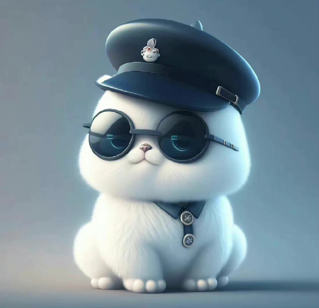 一组帅气可爱的兔兔头像转发收藏起来