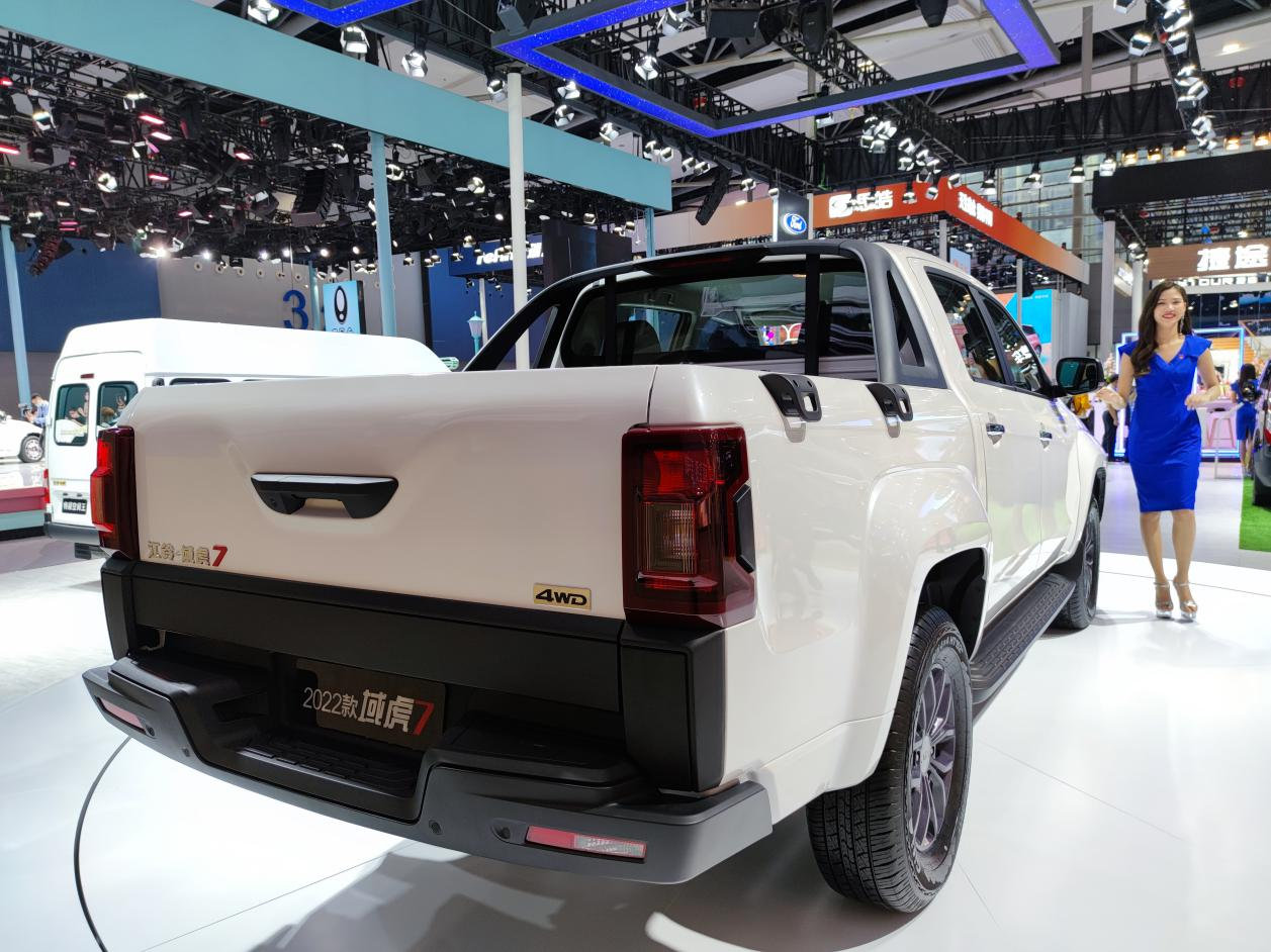【广州车展直击】江铃2022款域虎7,更偏向乘用车的皮卡车型