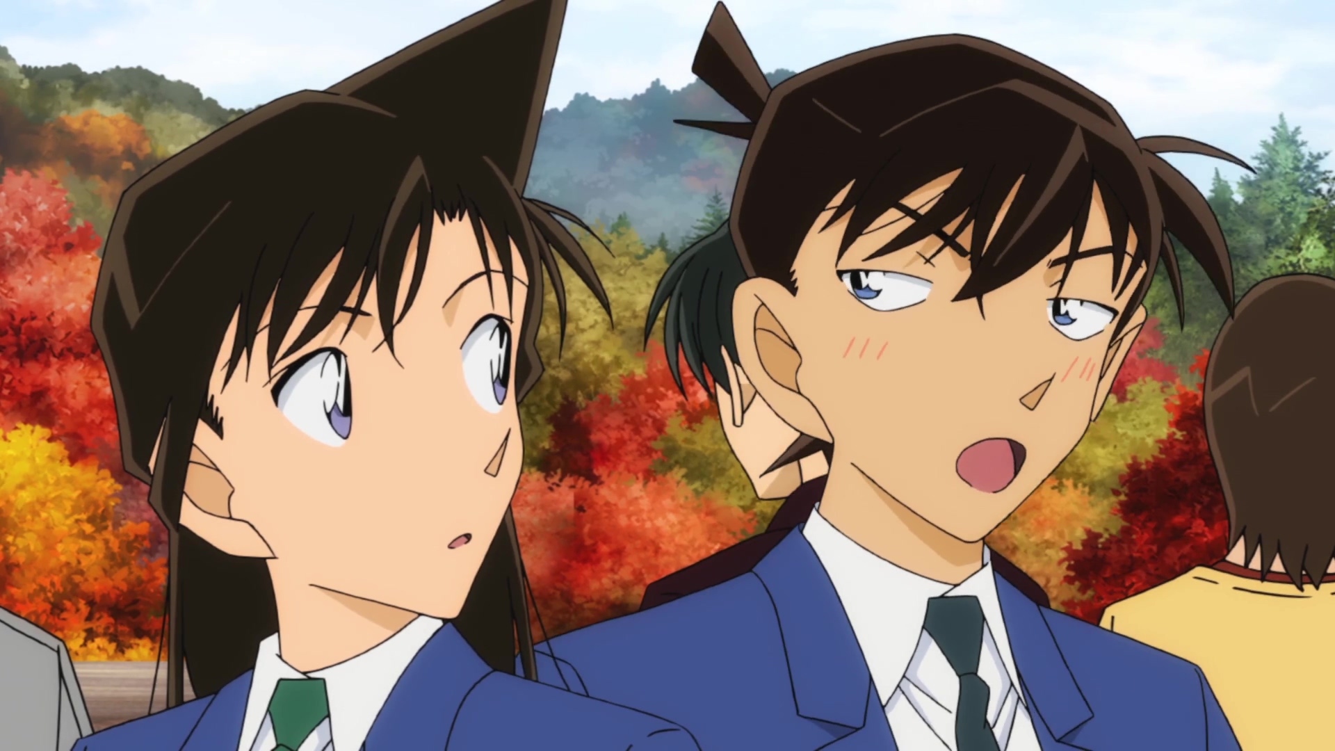 新一 小兰你该不会忘记我在伦敦对你告白的事了吧