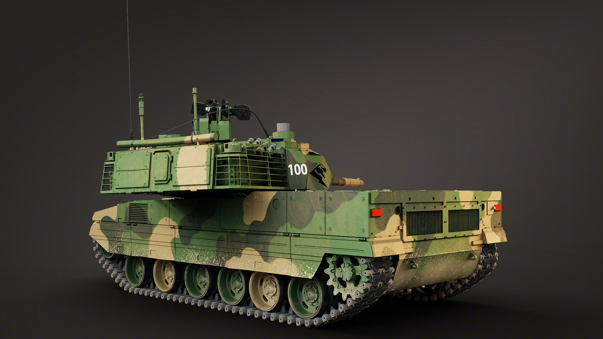 踏平高原!15式轻坦3d图像分外威武!