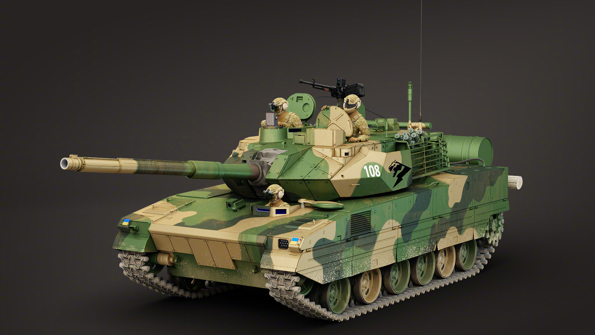 踏平高原!15式轻坦3d图像分外威武!