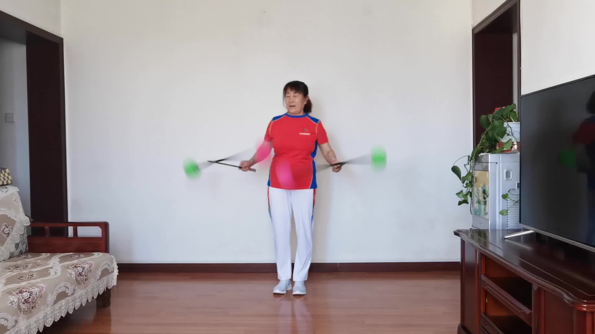 传统艺术打花棍教学老少皆宜还能预防老年痴呆