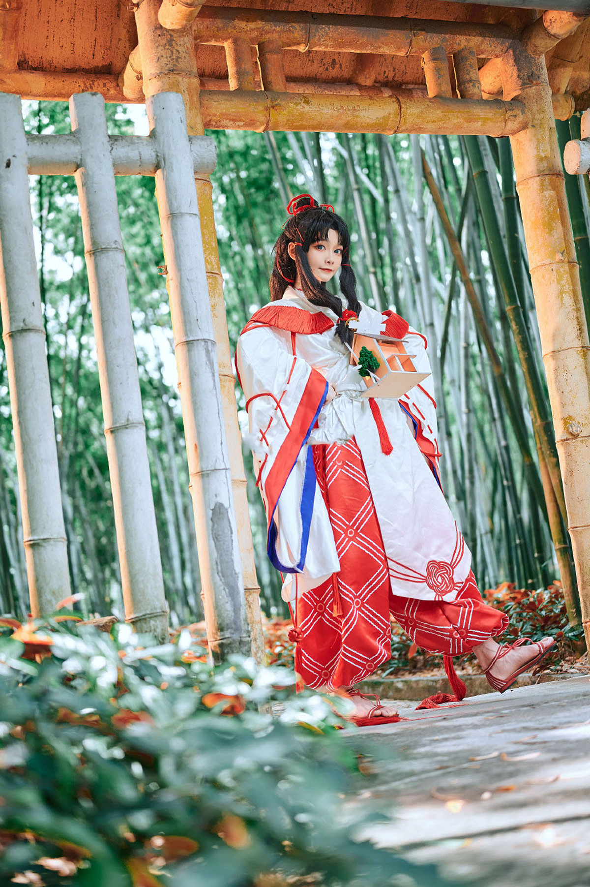 阴阳师缘结神cos,娇俏灵动的元气少女,嘟嘴也太可爱了!