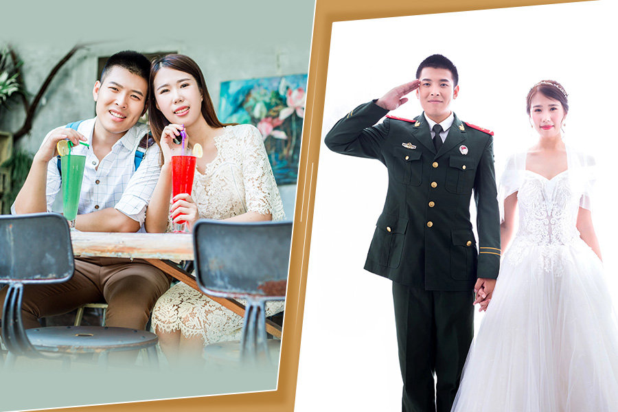 齁甜福建兵哥哥晒军恋照深情表白