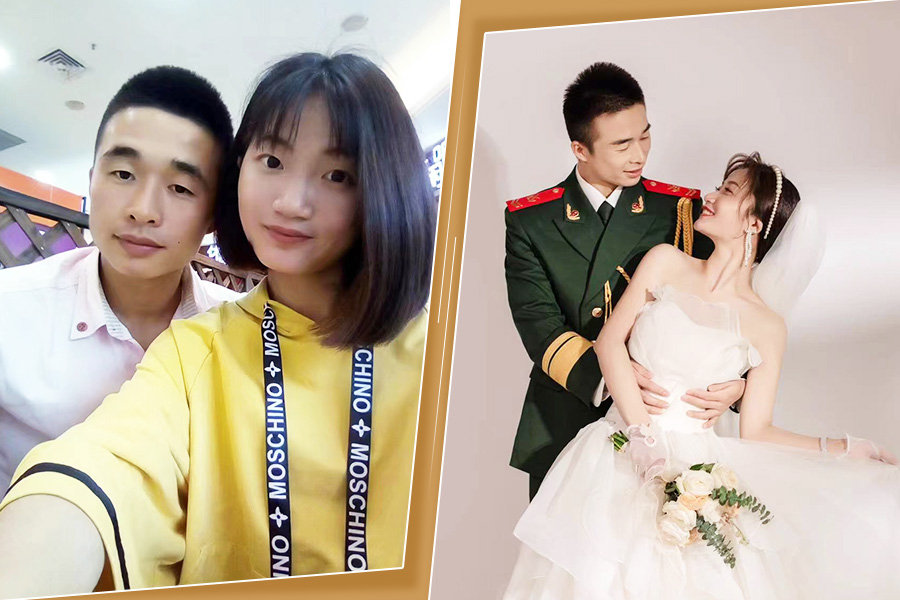 齁甜福建兵哥哥晒军恋照深情表白