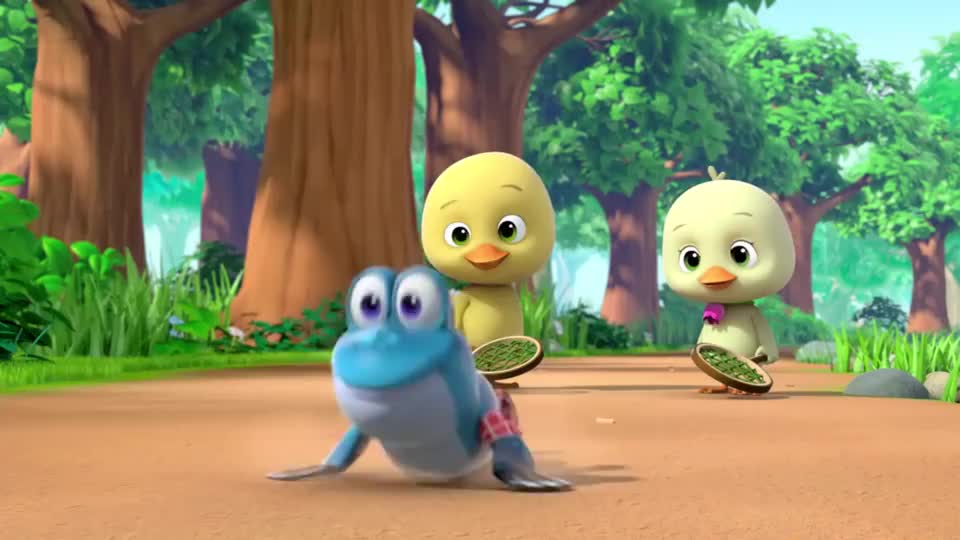 萌鸡小队美佳拿出的帕子却能瞬间擦去灰尘让萌鸡焕然一新