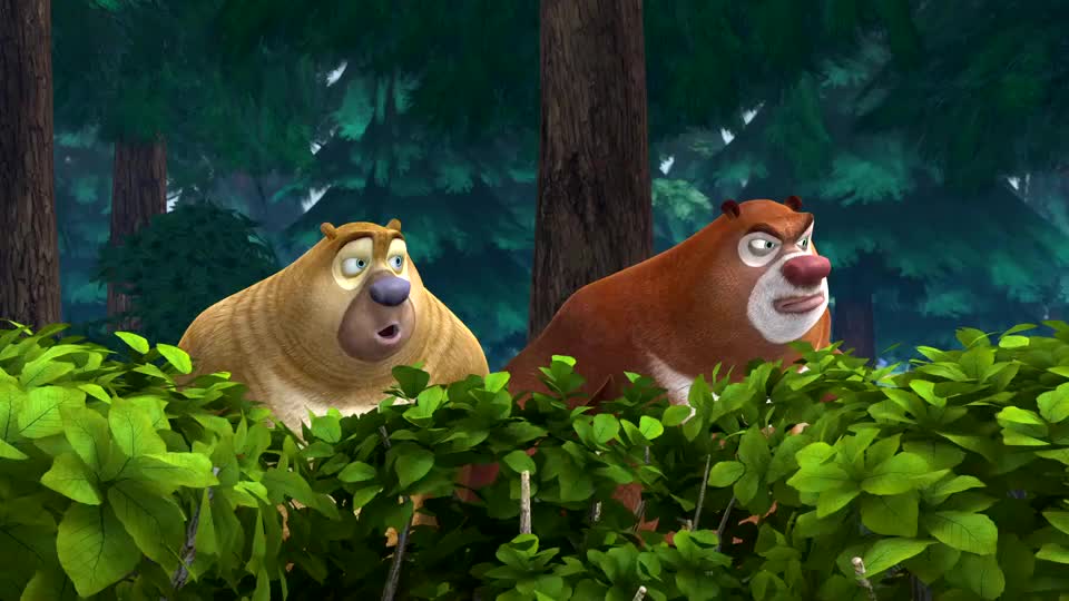 熊出没森林的树都死了熊熊找不到原因这可太着急了