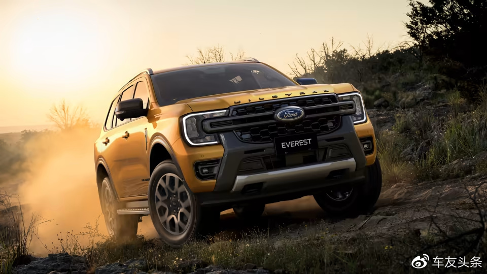 配at轮胎和柴油v6动力 福特everest wildtrak海外上市售34万-新浪汽车