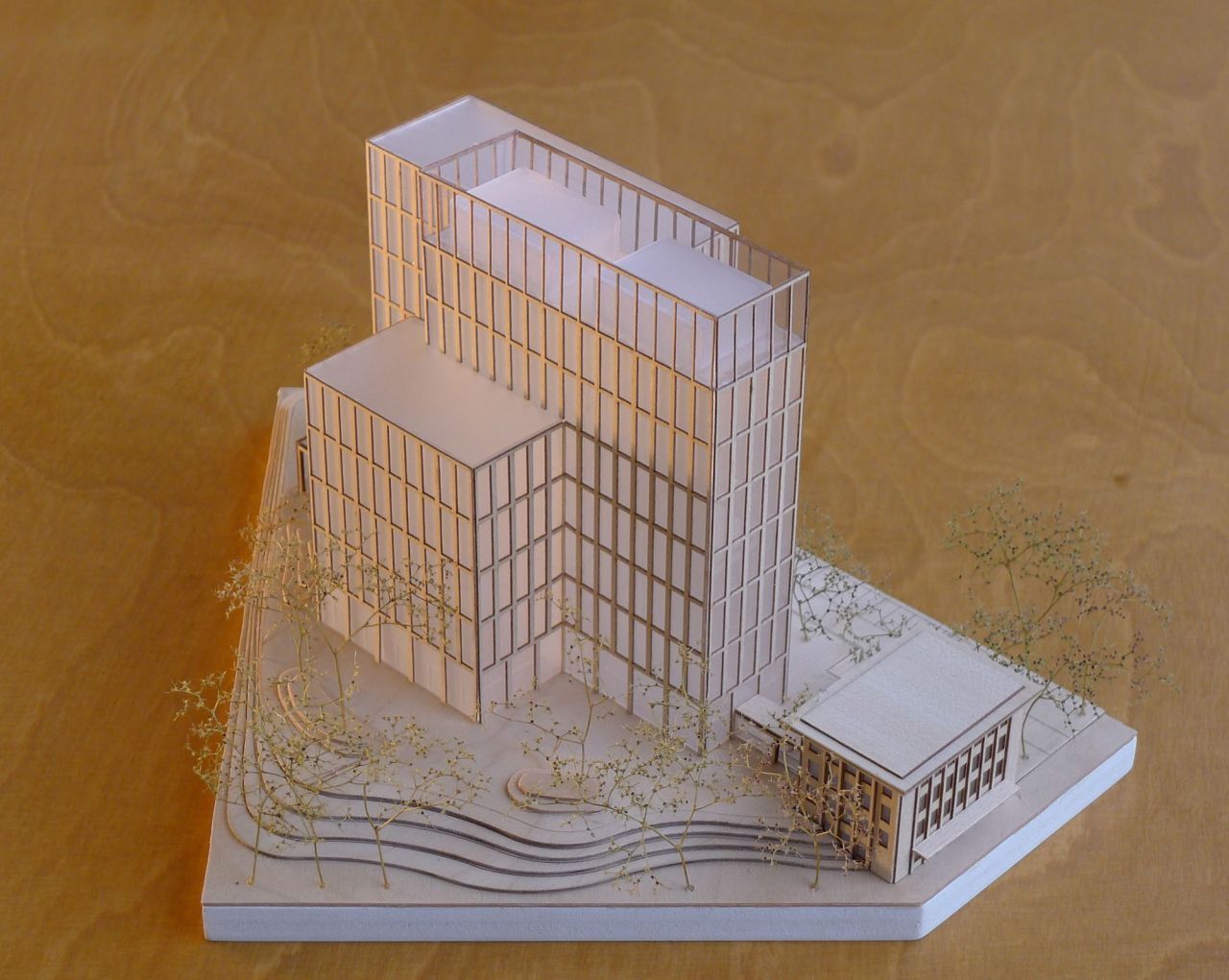 建筑手工模型一组