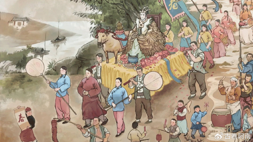 走进古人的春天:农耕、春祭、游春与文化艺术的交融|寒食|活动|平安|百花|秧歌_新浪新闻