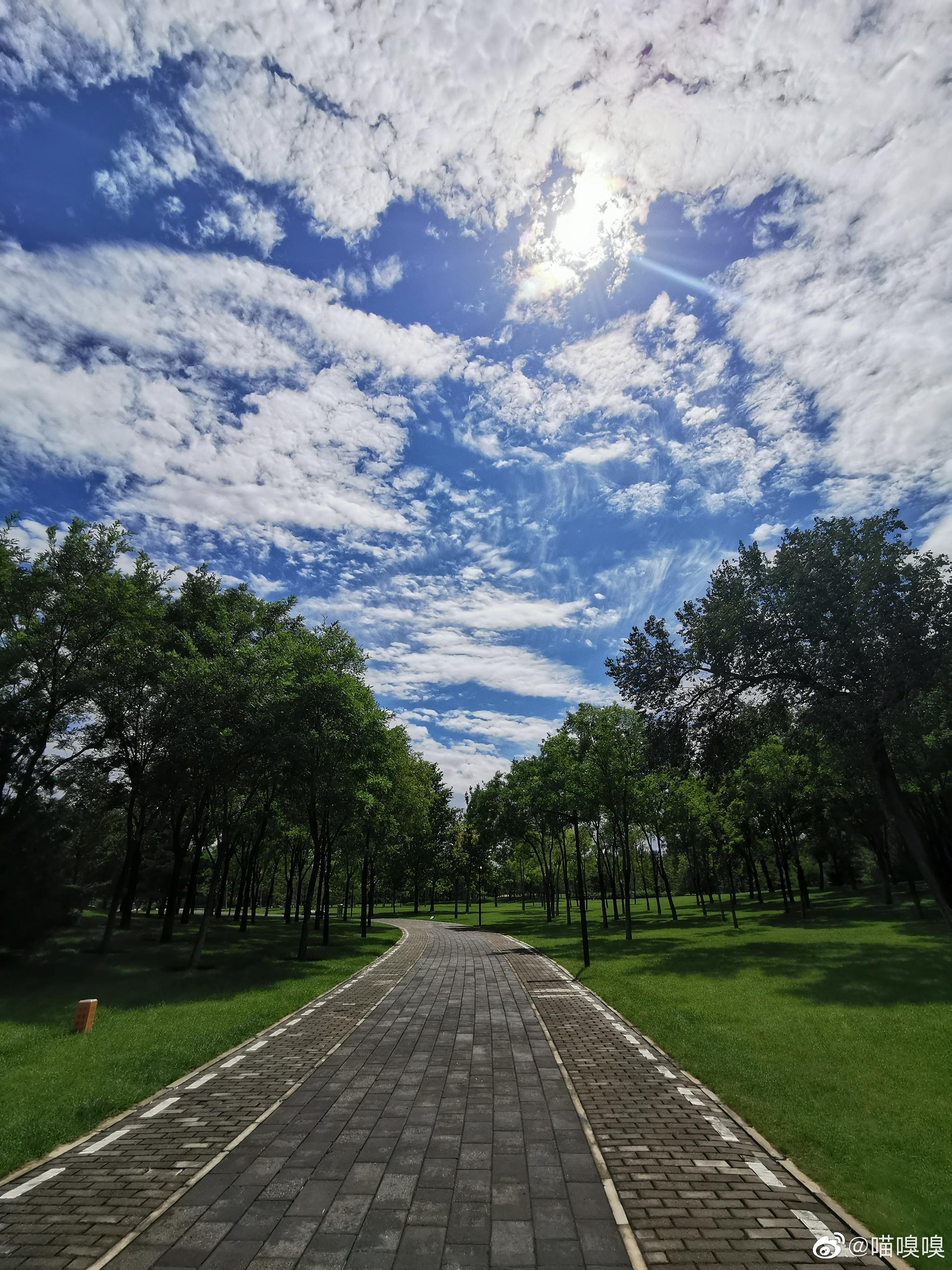 秋高气爽,雨过天晴 摄影