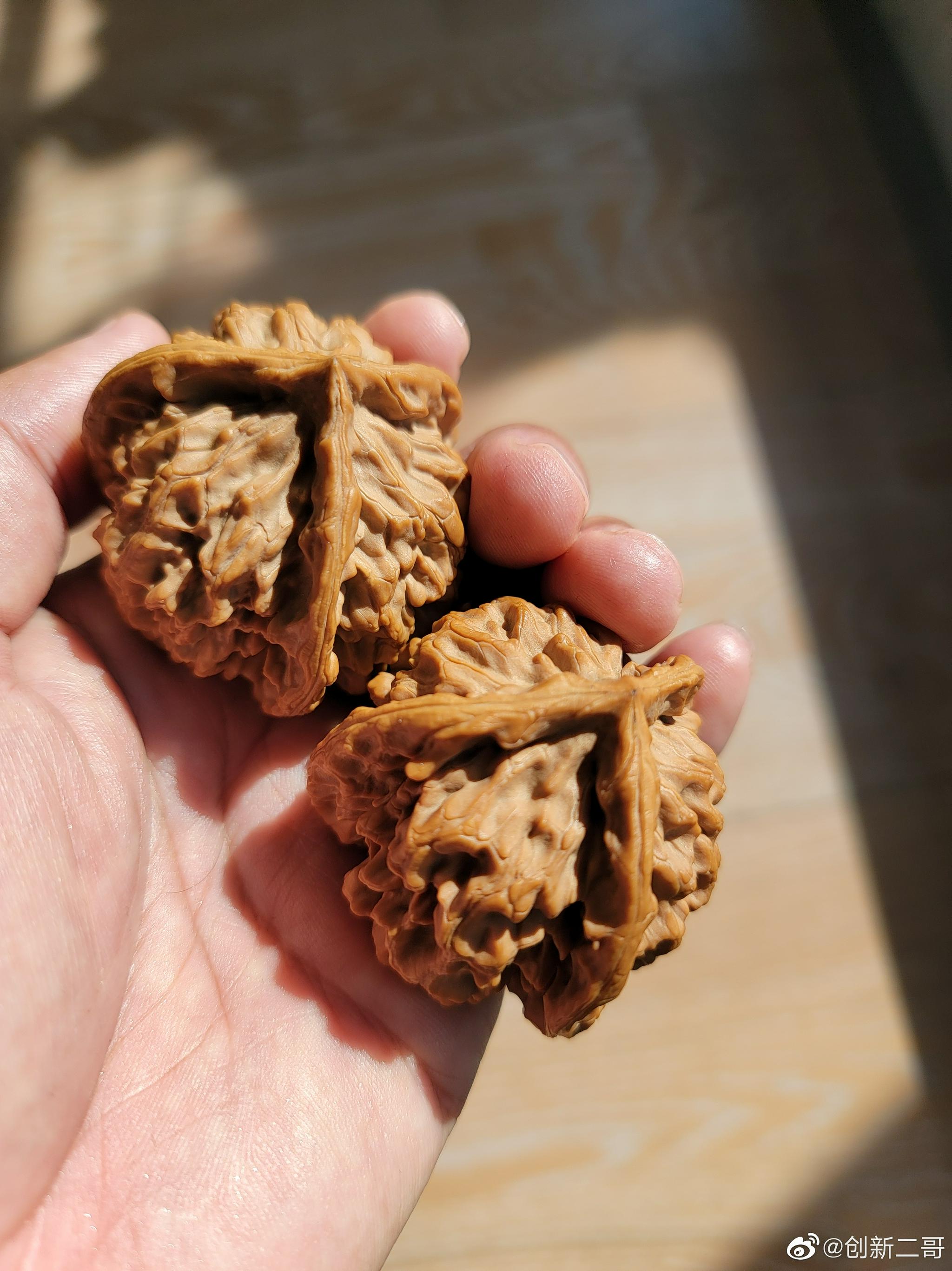 野生龙脊狮子头三棱大奔,纹路深邃,自然桩,棱直明显,配对精……_高清