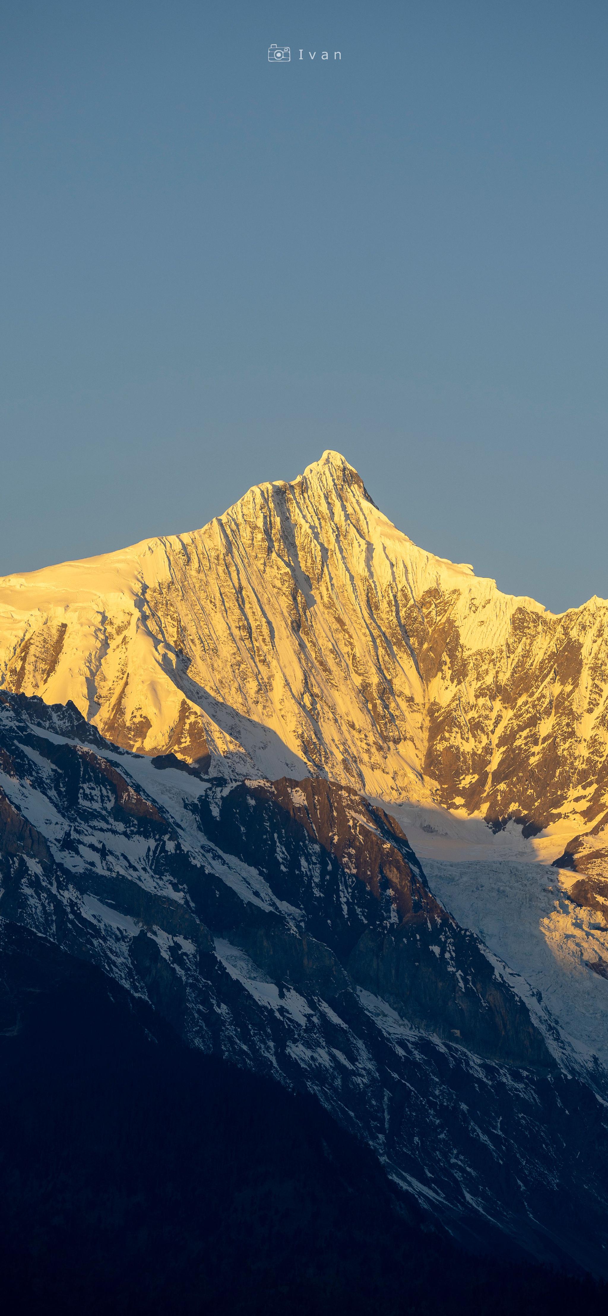 "日照金山 平平安安"_高清图集_新浪网