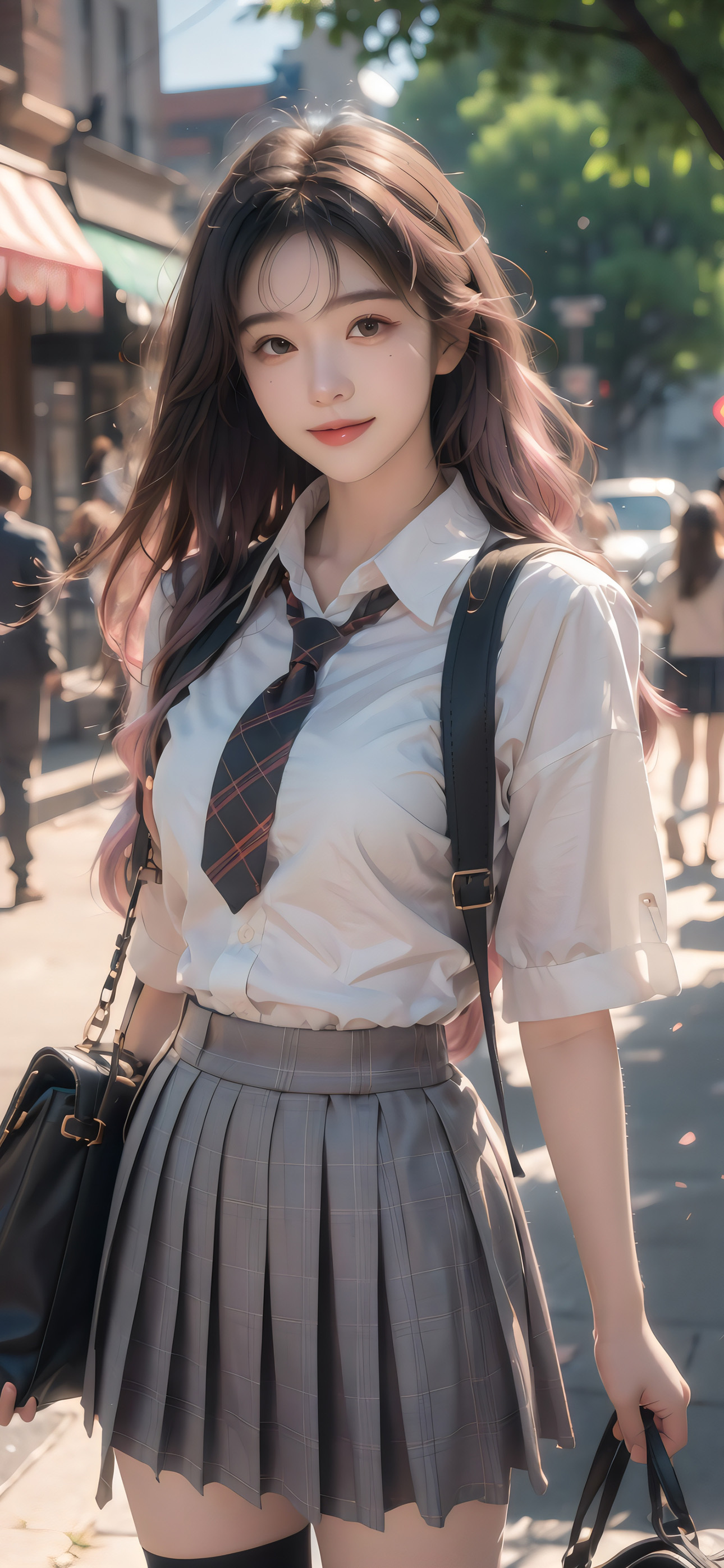 校园小姐姐壁纸