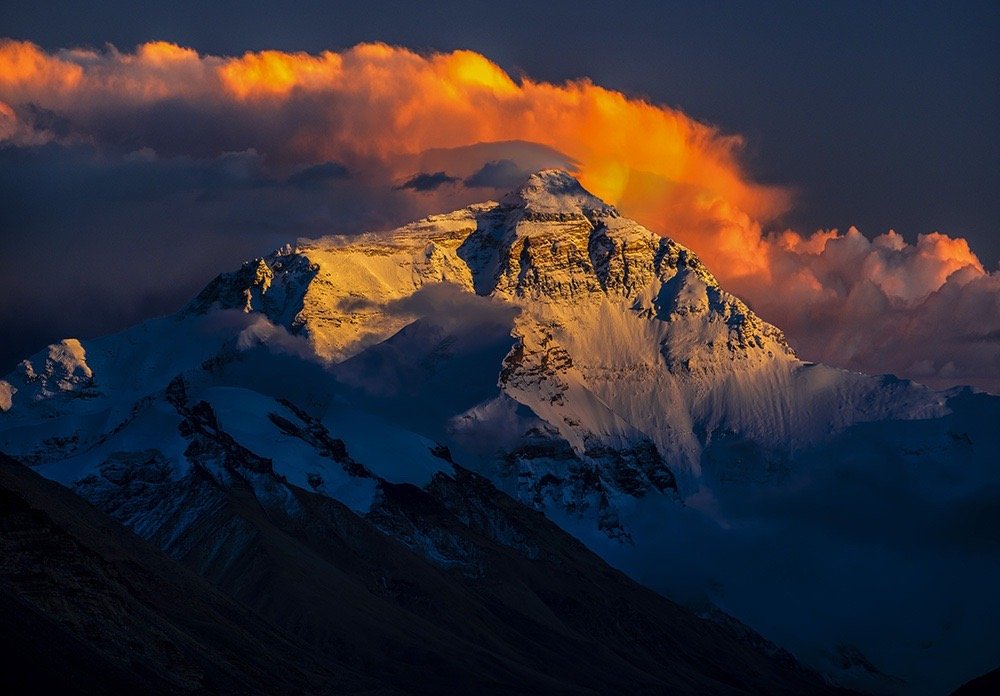 珠穆朗玛峰最新高程——8848.86米.我拍过的那些珠峰的画面.