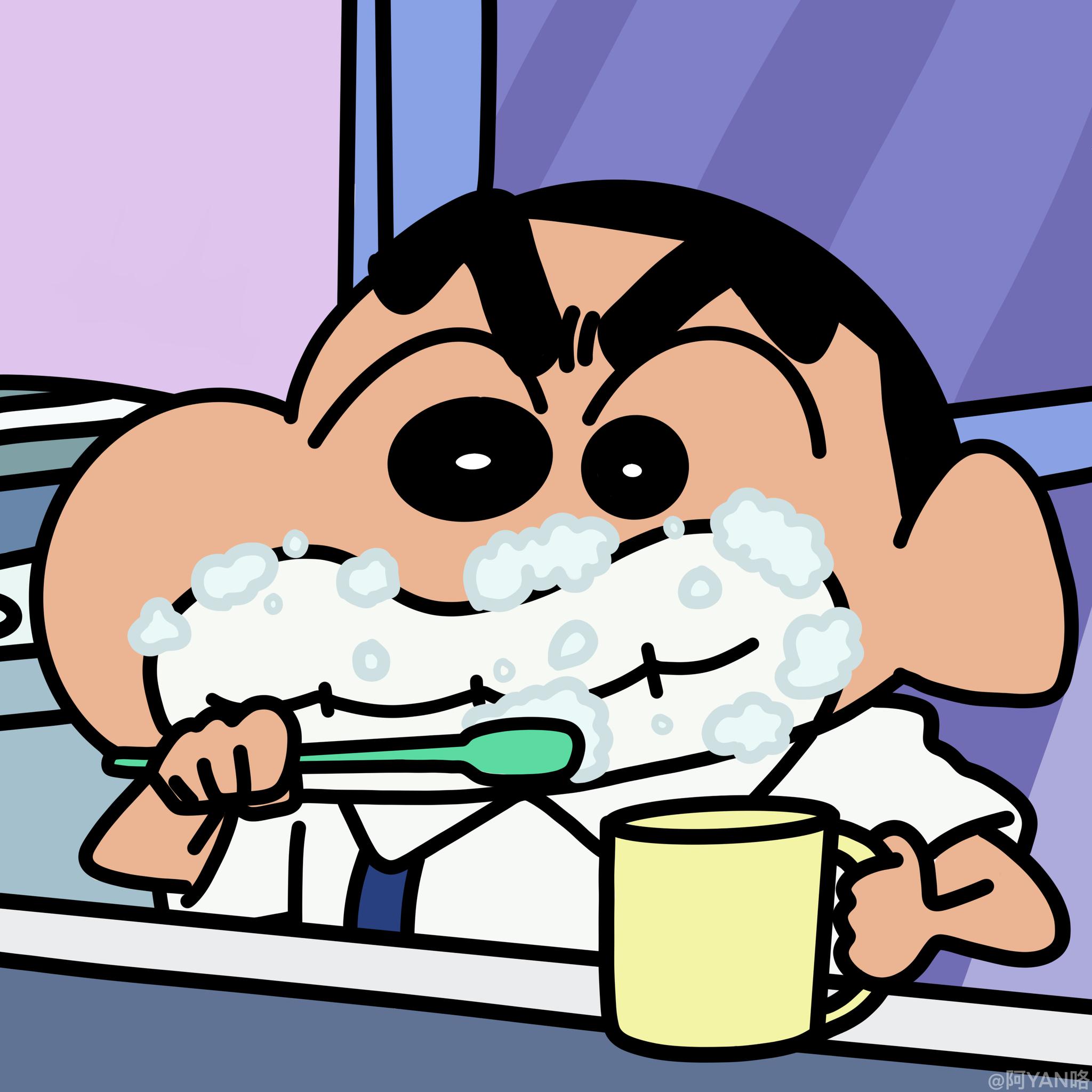 超可爱的蜡笔小新头像(好久没发我儿子了 阿yan咯