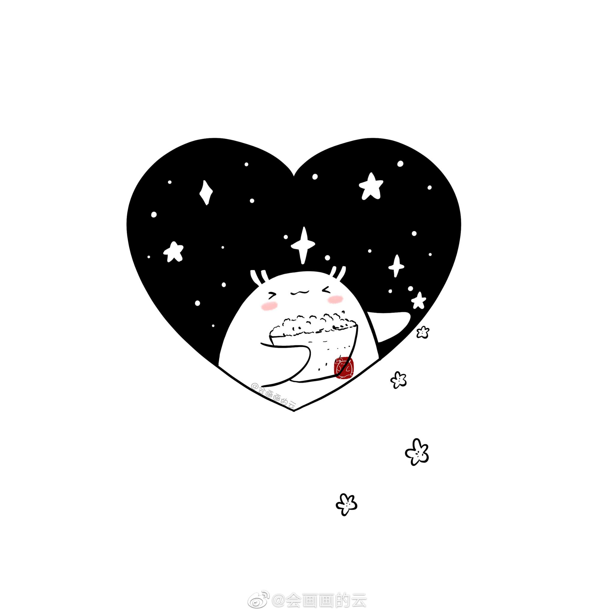 小白头像,简单可爱 @会画画的云