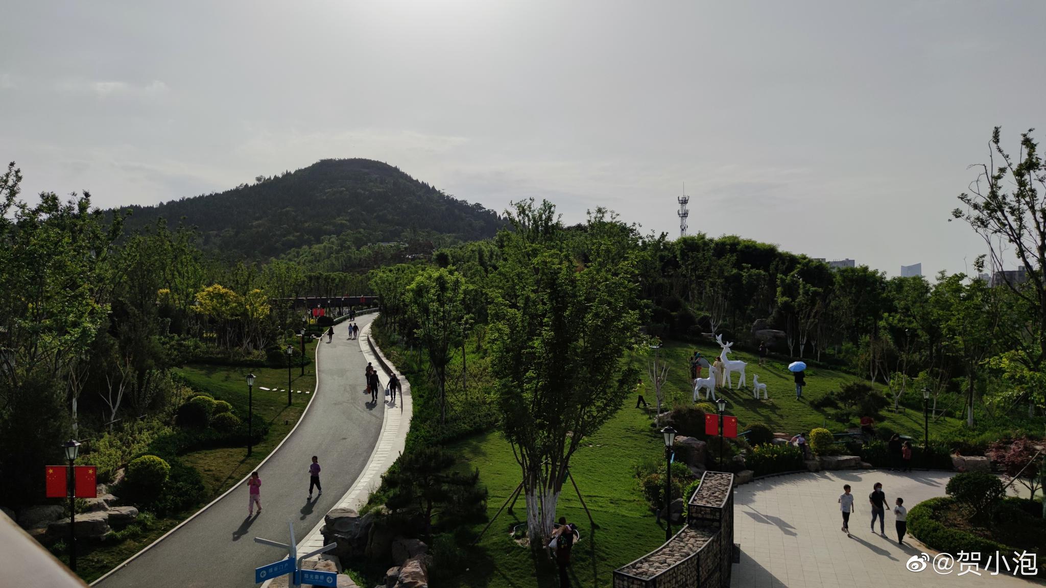 茂岭山上看济南,东西南北各不同__财经头条