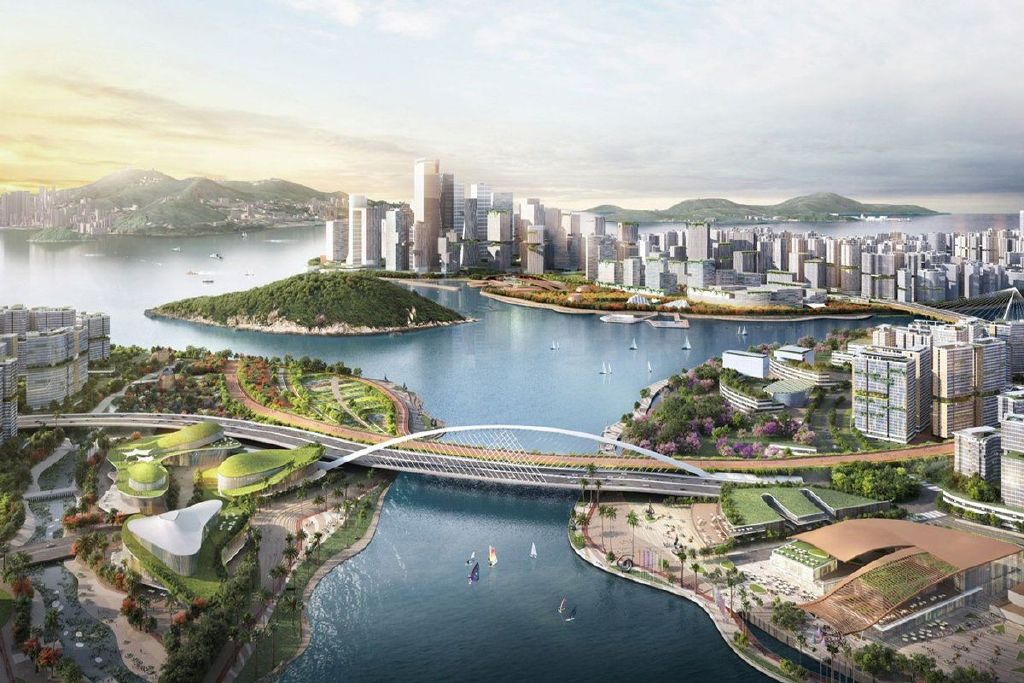 香港积极推展交椅洲人工岛项目|商业区|人工岛|中环_新浪新闻