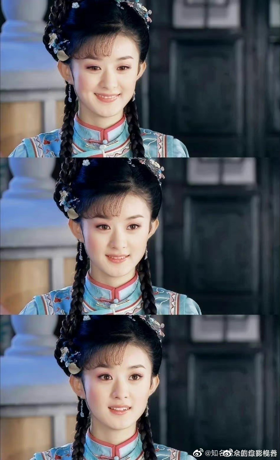 赵丽颖饰演的晴儿旧照来啦好灵动的眼睛颖宝古装好温柔呀