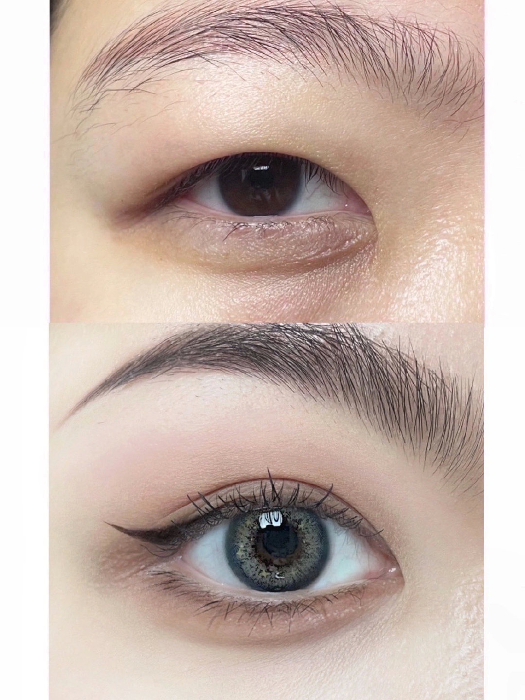 肿眼泡内双|低饱和骨相眼妆教程!巨消肿_高清图集_新浪网