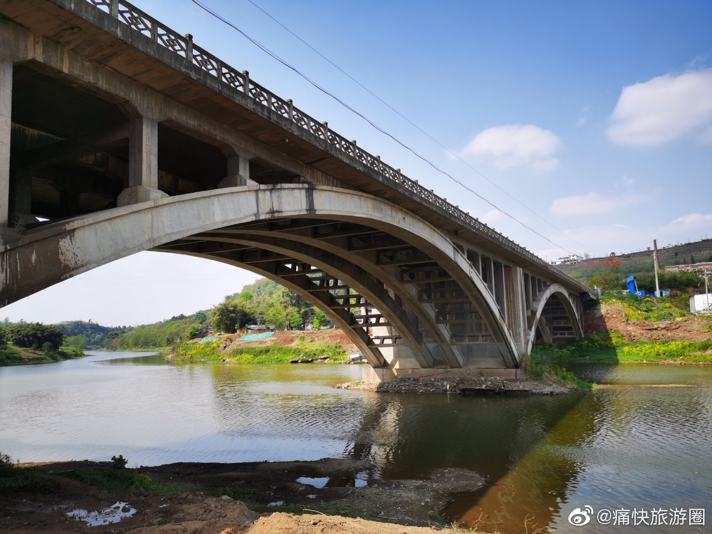 釜溪河起点的双河口大桥@自贡同城