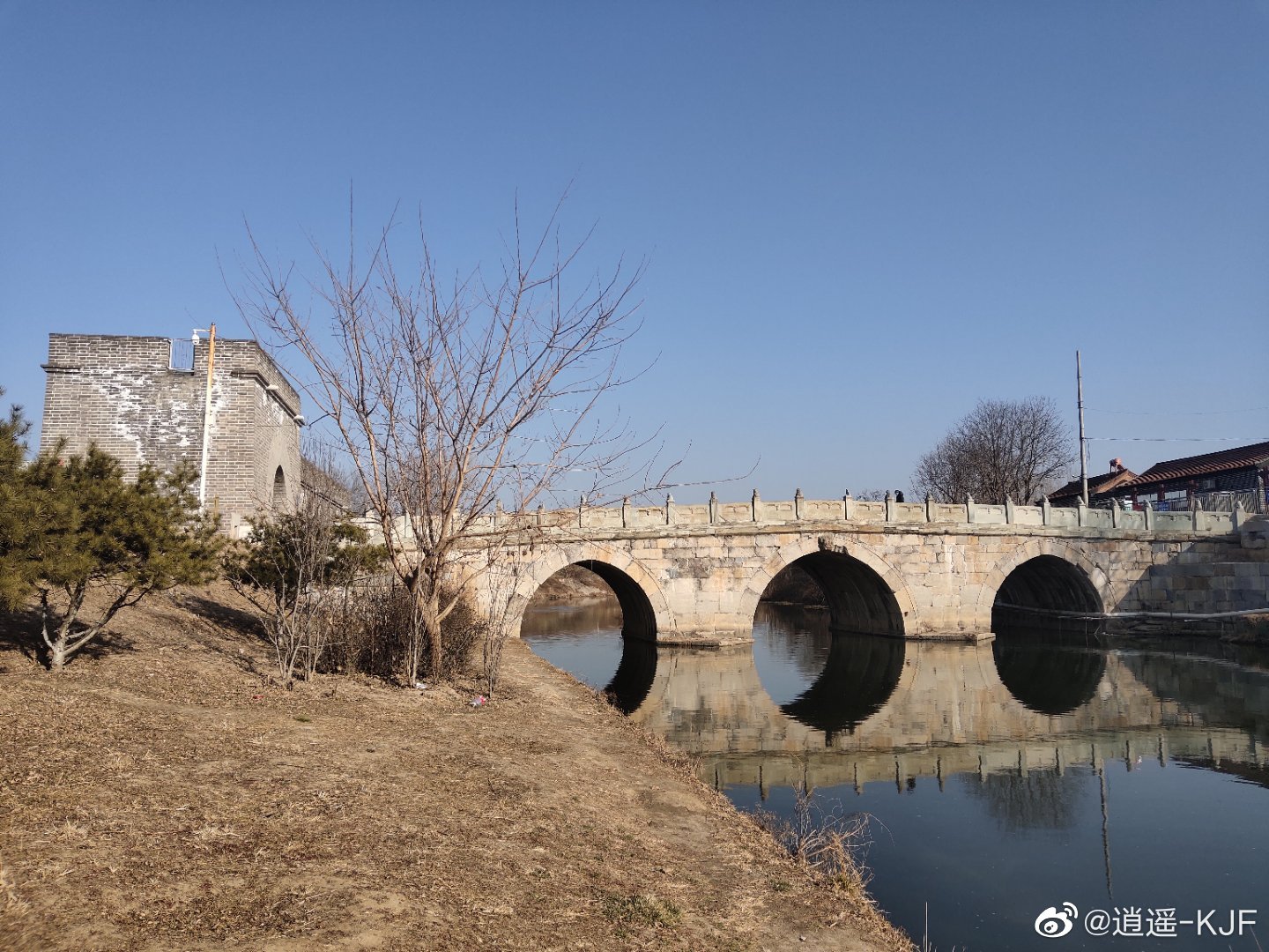 通运桥位于北京通州张家湾镇,因横跨萧大后河上……__财经头条