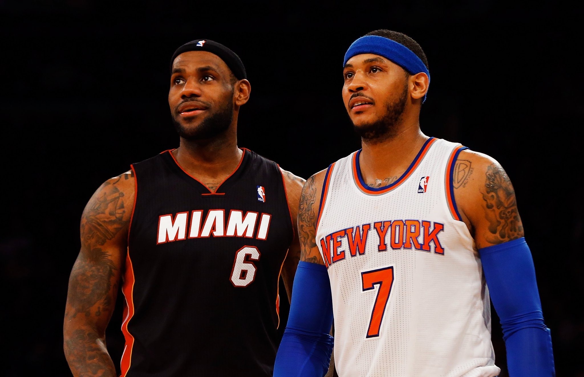 生涯的第17个赛季詹姆斯和安东尼终于在季后赛相遇了