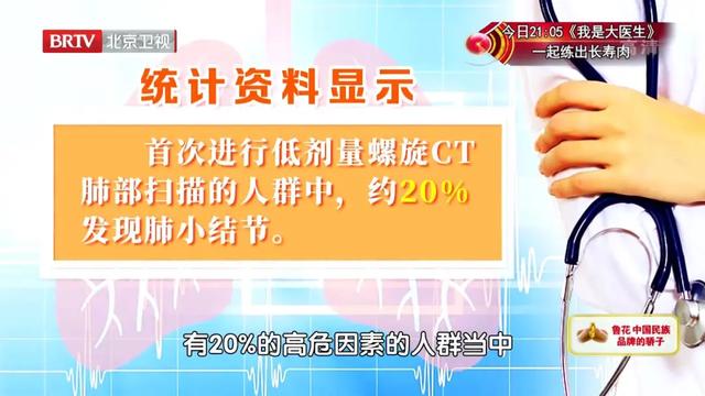 首次進行低劑量螺旋ct肺部掃描的人群中,約20%的人會發現肺小結節