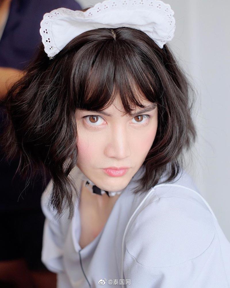 泰国男星golf化身女装大佬,甜美娇俏惹人爱_高清图集_新浪网