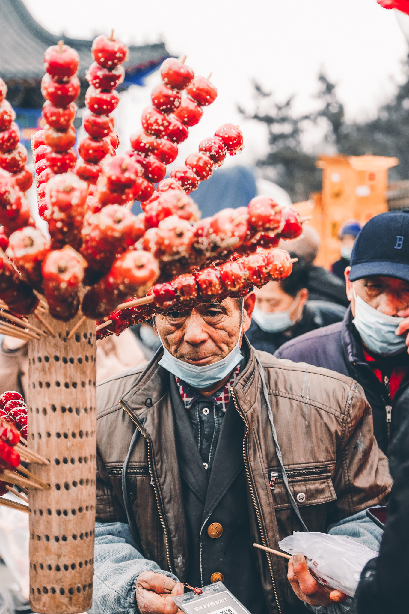 年前赶集热闹得很太有年味了
