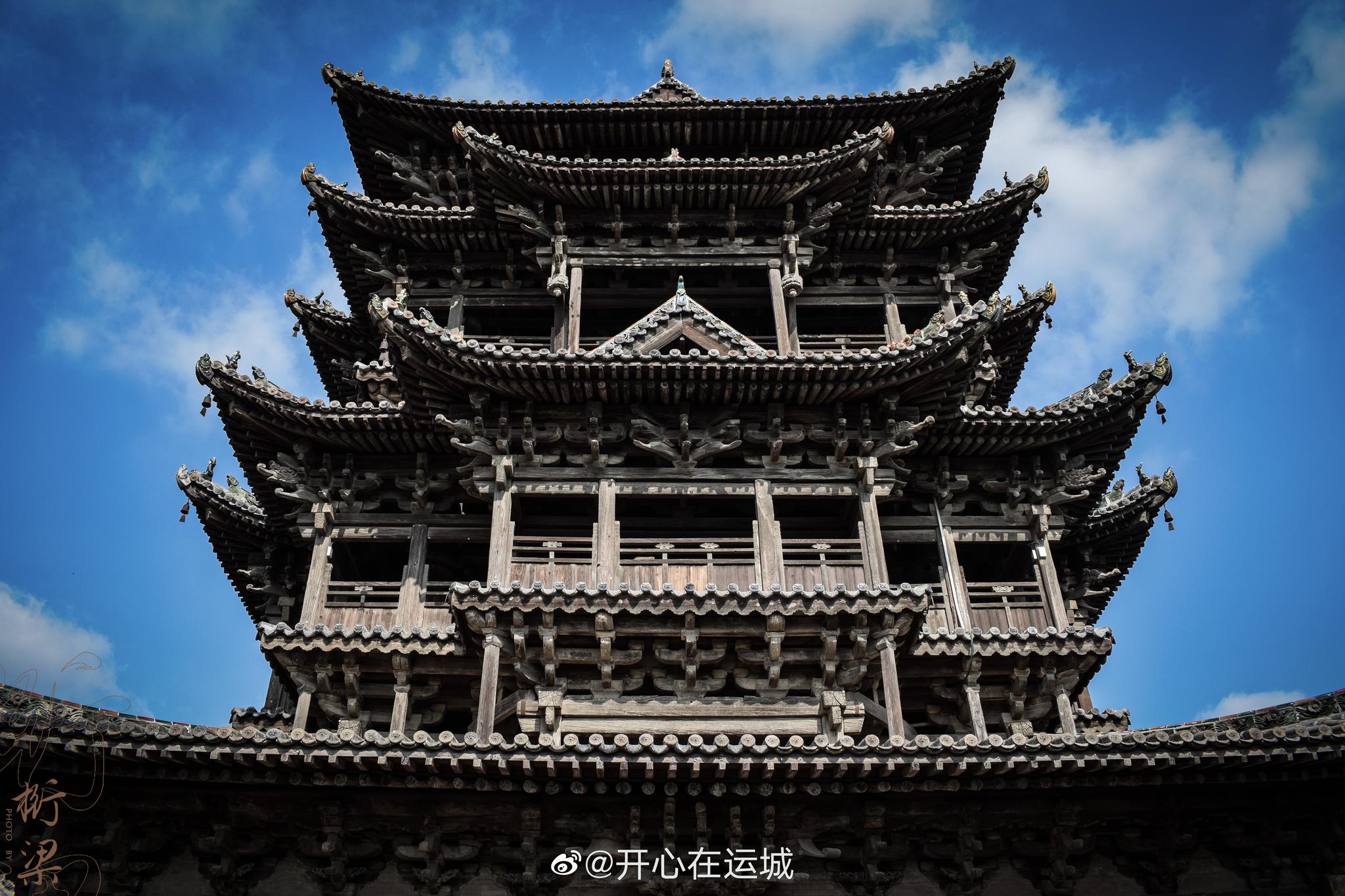 山西运城万荣飞云楼是我国纯木制楼阁建筑的代表作