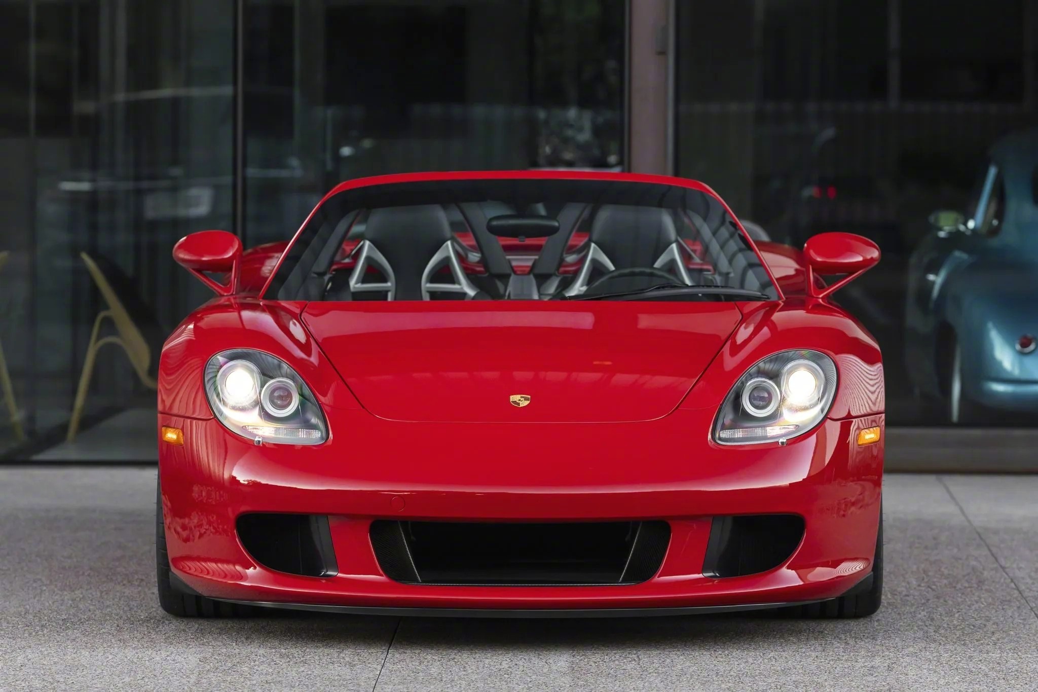 保时捷porsche carrera gt红色诱惑