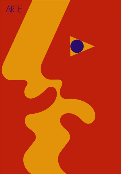 丹麦艺术家 per arnoldi笔下的"红黄蓝"