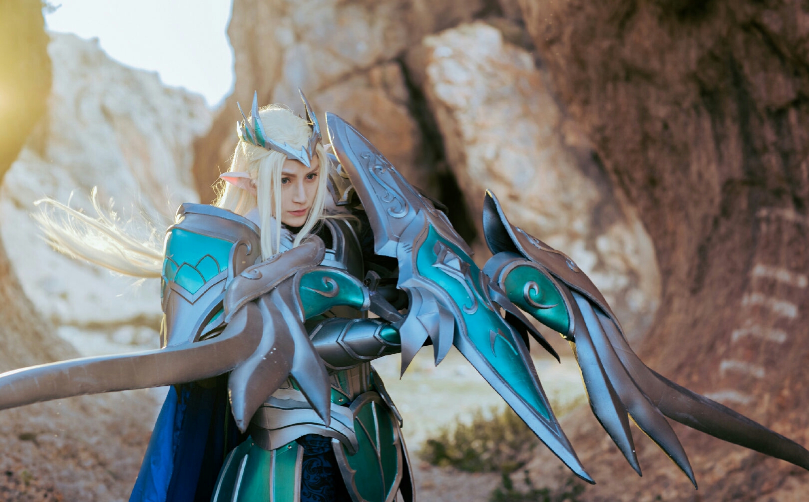 王者荣耀:coser神还原后羿,颜值太完美,是否射中你的心脏呢?