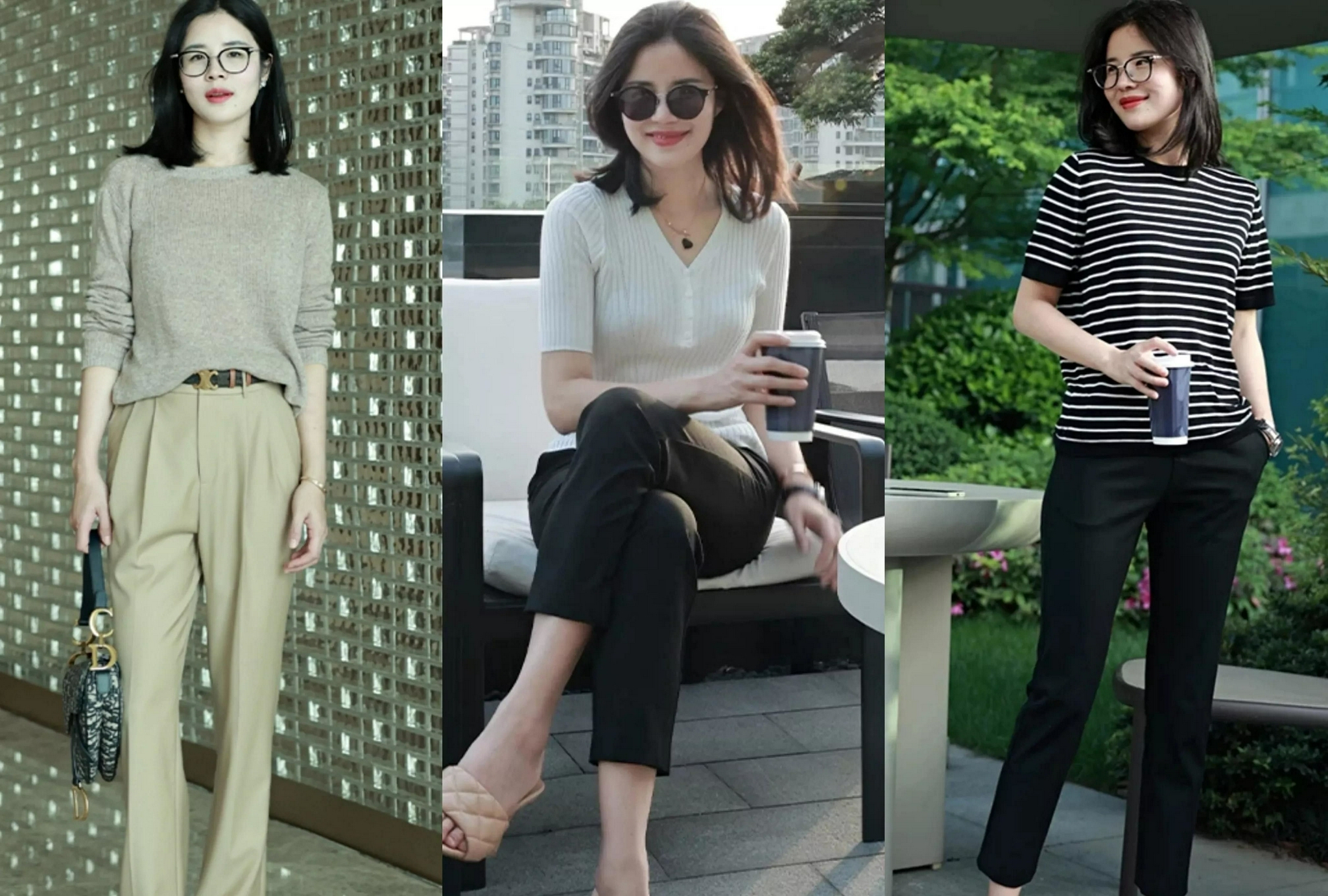 这才是夏日职场女人该有的穿搭简约随性凸显知性美