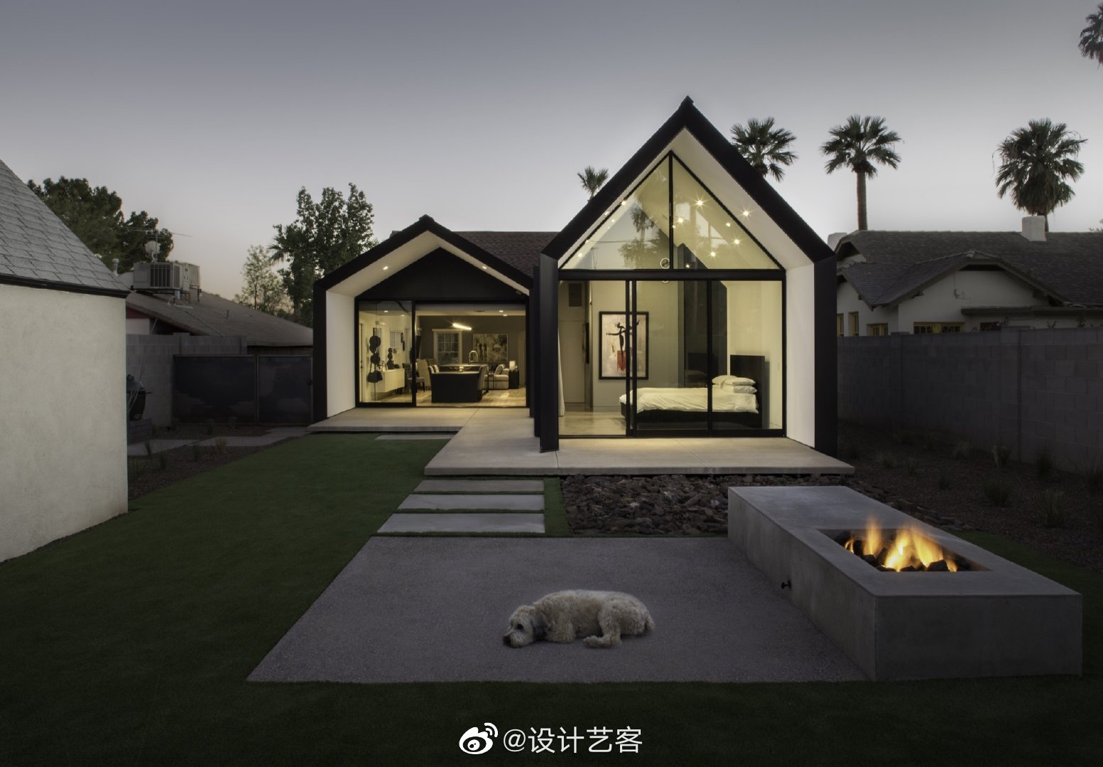 现代坡屋顶住宅简而有品