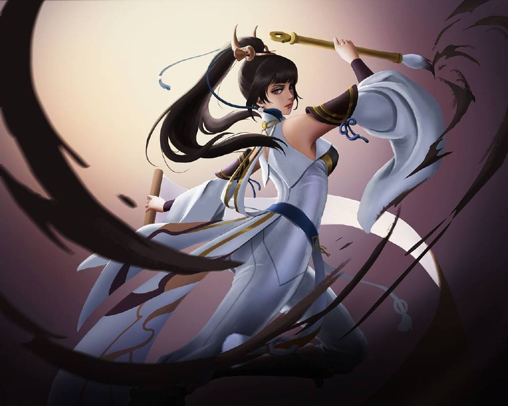 王者:疑似上官婉儿新皮肤被曝光,穿戴长筒黑袜,适合腐团儿cos|上官