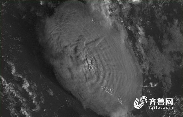 组图｜卫星图看汤加火山喷发前后对比休闲区蓝鸢梦想 - Www.slyday.coM