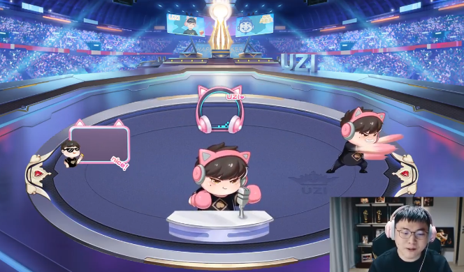 众所周知,uzi虽然在职业赛场上是一名非常顶尖的adc选手,但是在斗地主