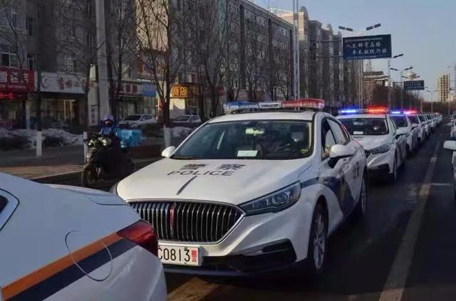 新征程保障先行双辽公安19辆红旗h5新式警车上线