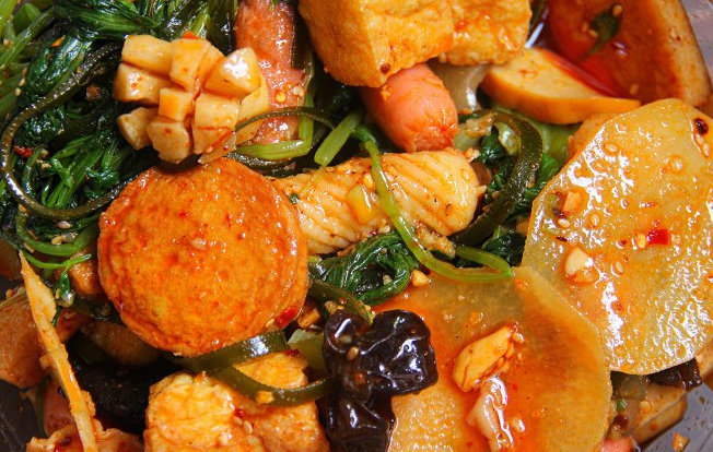 吃麻辣拌时这5种食材最不压秤店员菜市场老板子女