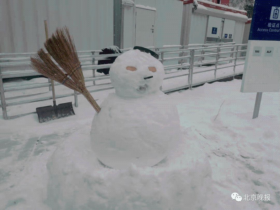 冬奥赛场内外，堆雪人大赛开始了！外国记者说：“下雪的北京非常美”休闲区蓝鸢梦想 - Www.slyday.coM
