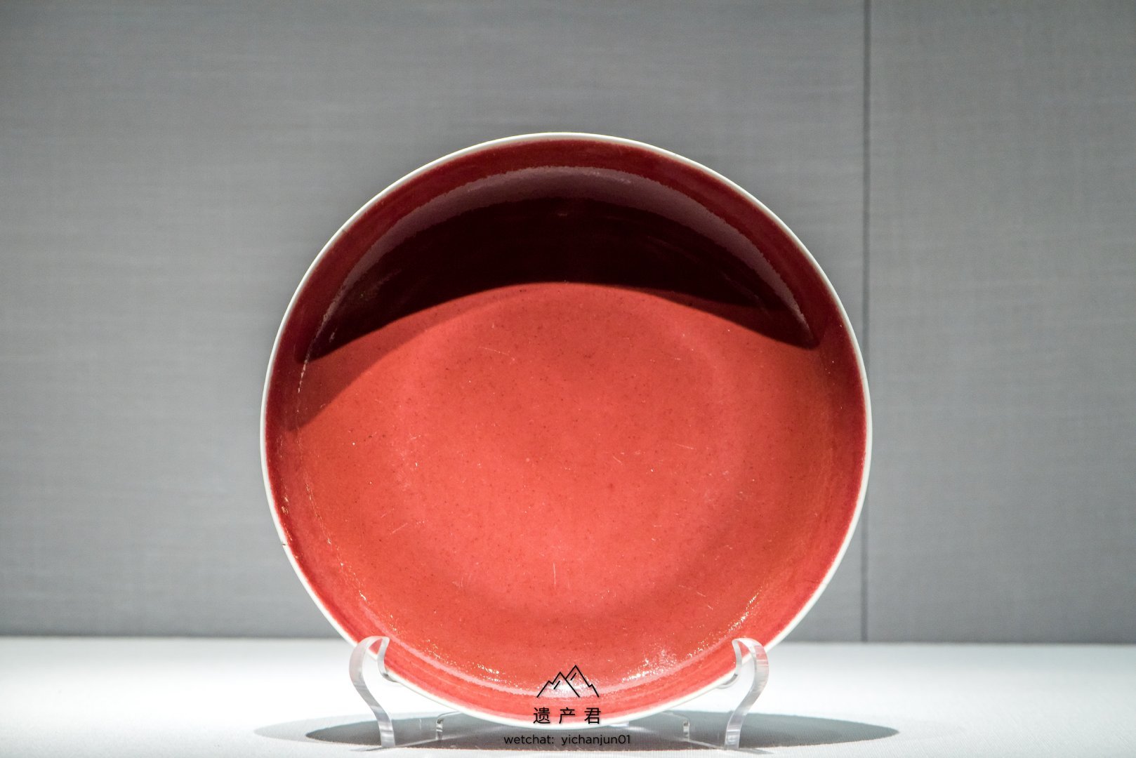 故宫博物院藏· 明永乐款鲜红釉盘_高清图集_新浪网