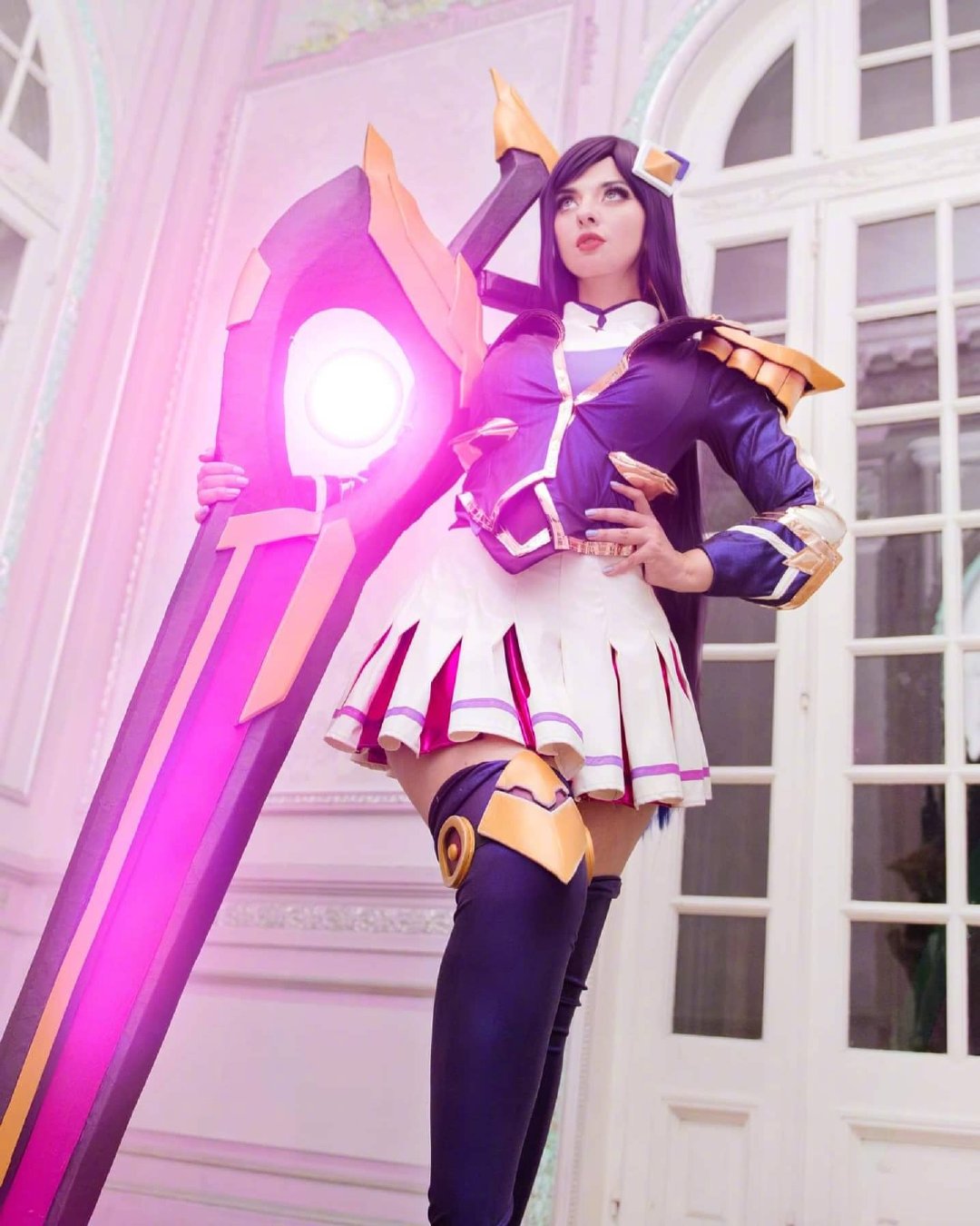 战争学院-凯特琳原画级cos分享 好香 cr:valentina kryp